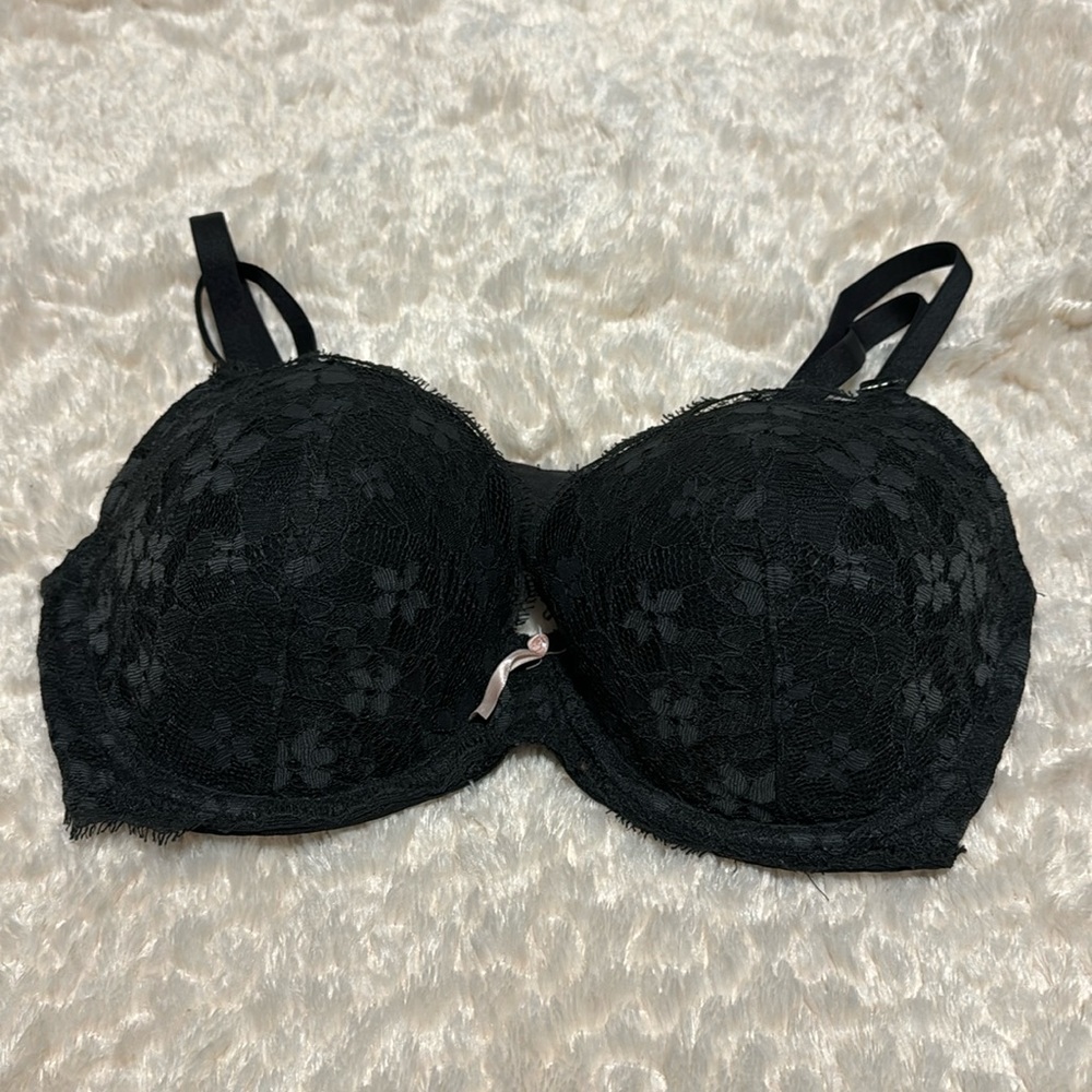 Victoria Secret Dream Angels Black Lace Demi